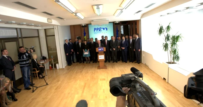 PPEM a fost lansat pe 23 martie 2015 de către fostul liberal-democrat Iurie Leancă FOTO Alexandru Tarlev