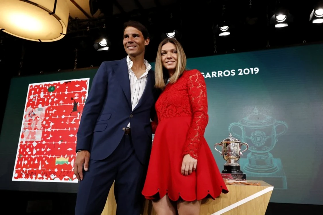 
    Simona Halep a fost încântată să se fotografieze alături de Rafael NadalFoto: Profimedia  