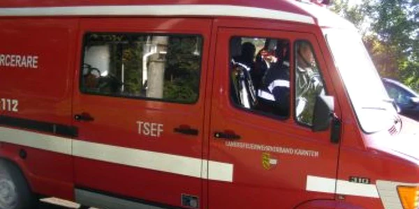Reşiţa: Un câine a fost salvat de pompierii militari