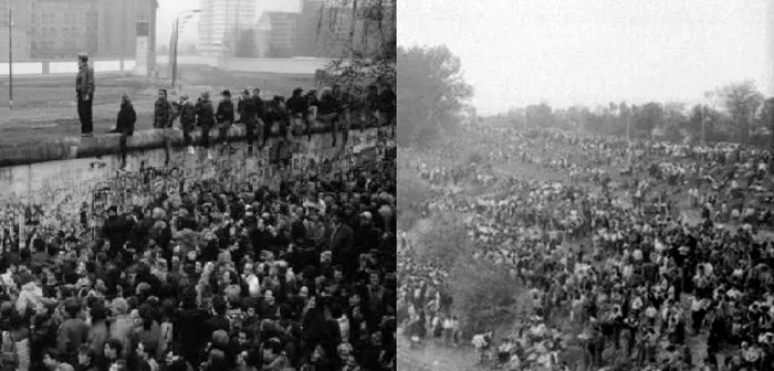 1989- anul căderii Zidului Berlinului 1990 - anul Podurilor de Flori de peste Prut