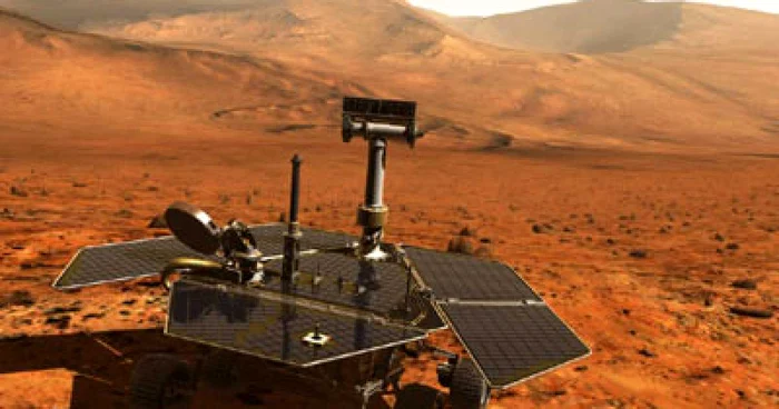 Roboțelul Opportunity, trimis de NASA pe Marte