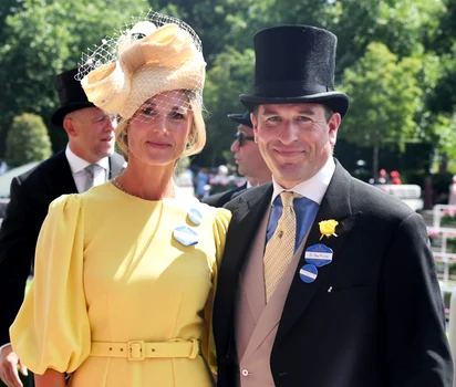 Harriet Sperling și Peter Phillips 