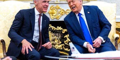 Donald Trump și Mark Carney FOTO Profimedia 