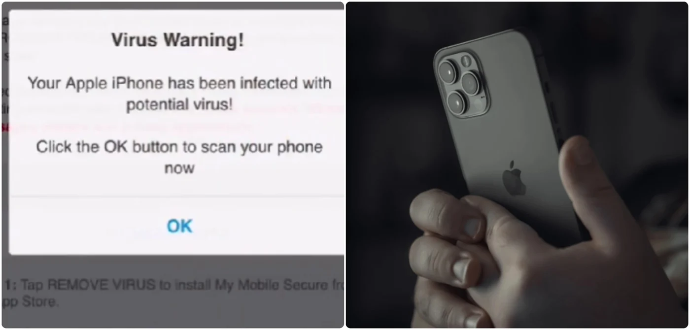Dacă dai click pe acest mesaj, s-ar putea să-ți virusezi telefonul