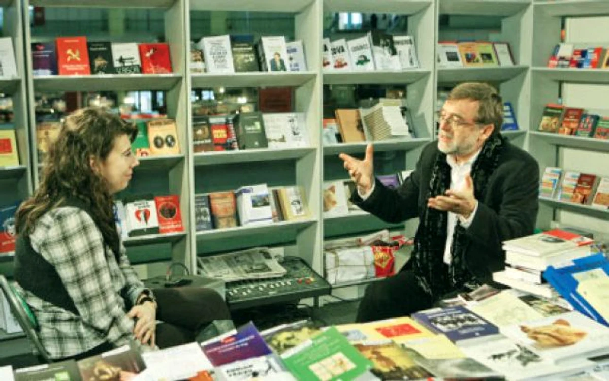 Echipa „Adevărul“ s-a întâlnit cu Matei Vişniec la târgul de carte Gaudeamus, în Bucureşti p Foto: lucian muntean