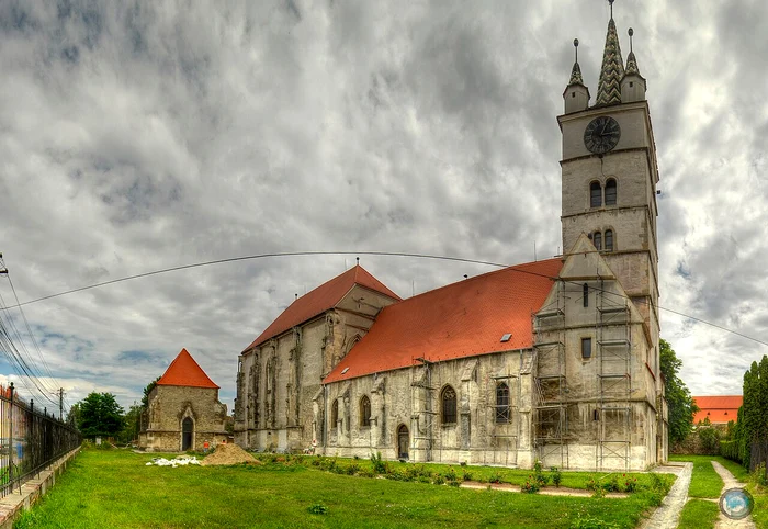 Biserica medievală din Sebeș. Foto: Levente Nuber. Wikipedia. 