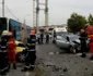 accident auto taxi bucuresti ratb foto ISU