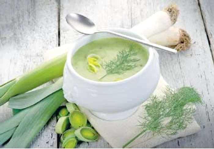 Supă-cremă de praz