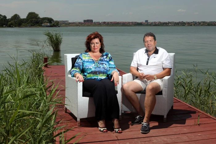 Corina şi Dumitru Martin, pe vremea când erau fericiţi împreună