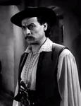 Actorul Geo Barton, în rolul personajului Lică Sămădăul, în ecranizarea din 1957 a nuvelei „Moara cu noroc”