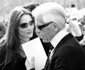 Carla Bruni si Karl Lagerfeld Instagram jpg