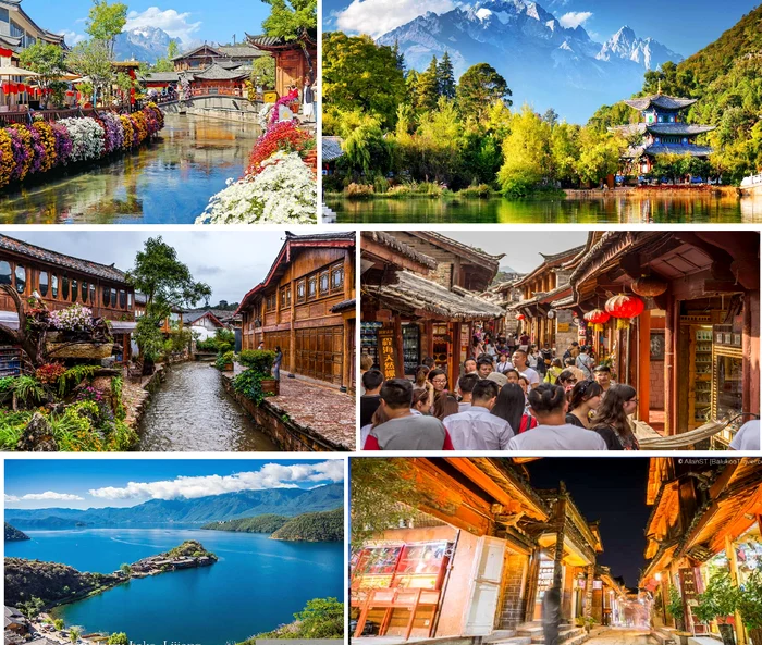 imagini din Lijiang - cel mai renumit oraș vechi al Chinei