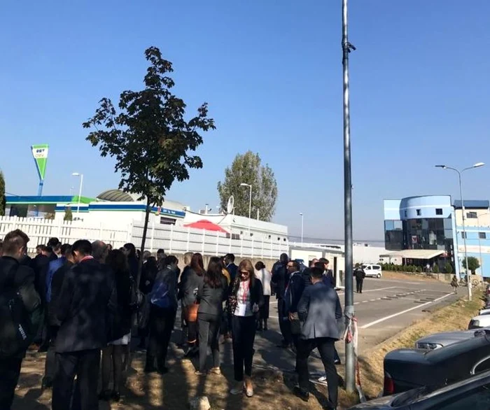 Sistemul a fost implementat în parcarea din zona stadionului de fotbal din Alba Iulia