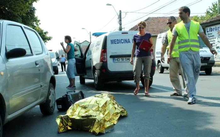 Tragedia s-a petrecut pe Strada Mihai Eminescu. Foto: glasul-hd.ro