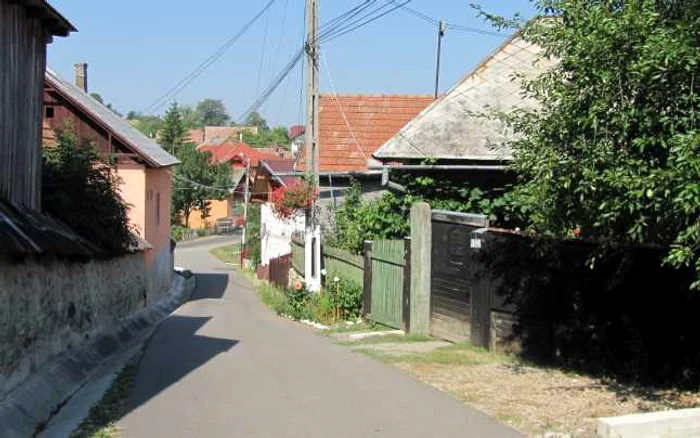 Stradă din Sâncraiu  FOTO: Adevărul