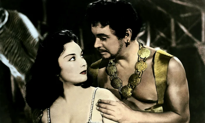 Filmul Theodora Împărăteasa Sclavă 1954 cu Gianna Maria Canale, Georges Marchal, personaje Teodora, Justinian, Pofimedia 0418414715 jpg