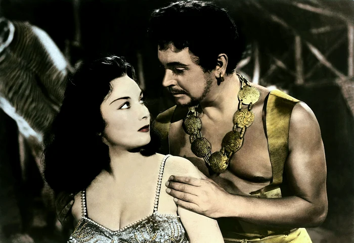 Filmul Theodora Împărăteasa Sclavă 1954 cu Gianna Maria Canale, Georges Marchal, personaje Teodora, Justinian, Pofimedia 0418414715 jpg