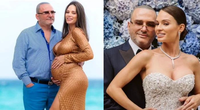 Soția lui Don Pepe a născut. Maria Căpâlnaș a adus pe lume o fetiță / foto: colaj captură video