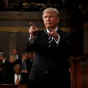 Donald Trump in Congres FOTO Getty Images