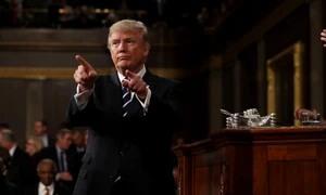 Donald Trump in Congres FOTO Getty Images