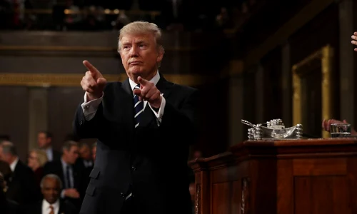 Donald Trump in Congres FOTO Getty Images