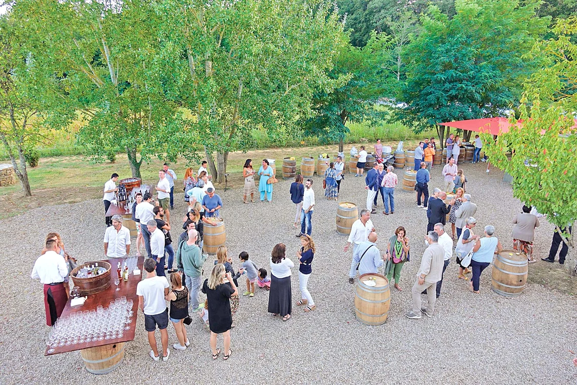Podgoria artistului se afl în localitatea toscan Figline Valdarno