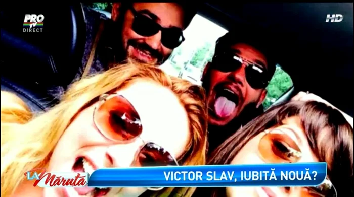 Fotografia în care s-a crezut că este Victor Slav împreună cu noua iubită