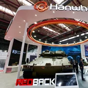 Standul Hanwha la Expoziția din București FOTO Profimedia