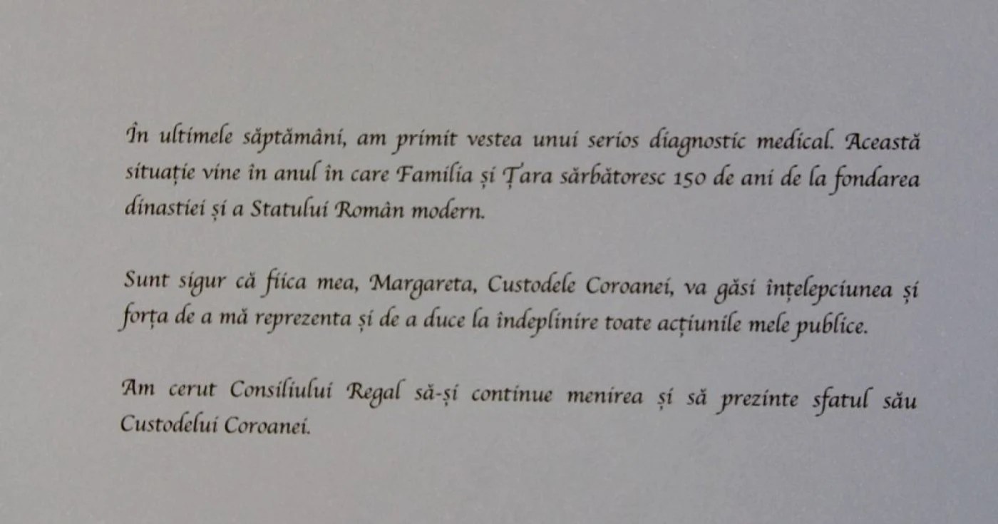 abdicare regele mihai