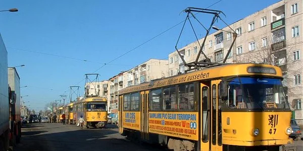 Tramvaiele vor circula pe un traseu deviat