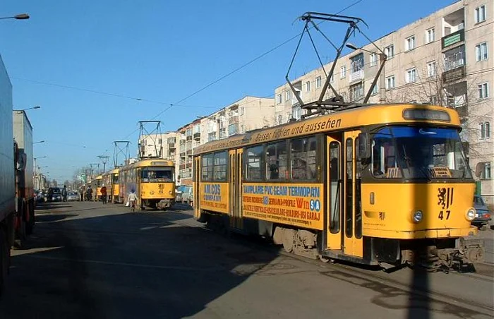 Tramvaiele vor circula pe un traseu deviat