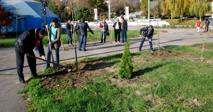 Doar o parte dintre aleşii locali au participat la acţiunea de sâmbătă   FOTO Florentin Coman