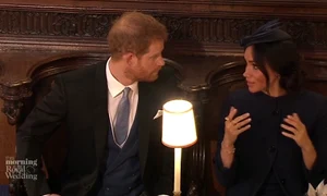 Prinţul Harry şi Meghan Markle au experimentat prima lor ceartă în public, la nunta Prinţesei Eugenie png