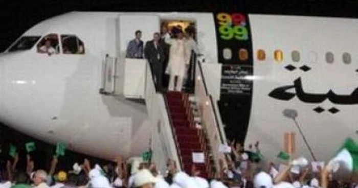 Primire triumfală a lui Megrahi în Tripoli în august 2009
