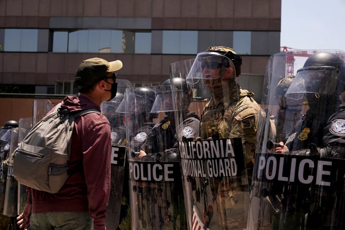 Garda Națională în Los Angeles Foto: Reuters