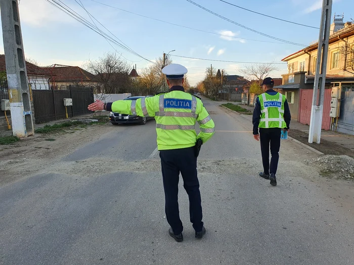 Acțiune pe străzile Caracalului - foto IPJ Olt