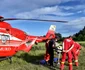 Elicopter SMURD pentru  un tânăr din Zătreni Vâlcea intrat în stop cardio-respirator după ce s-a înecat cu mâncare Foto Adevărul