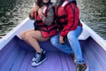 Cosmin Man și Vasilica Tătaru, în vacanță la Lacul Roșu  jpeg