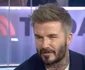 David Beckham, cu fața umflată la NBC. Captură TV