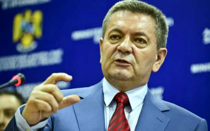 Ministrul Internelor, Ioan Rus, face declaraţii de presă referitoare la referendumul de pe 29 iulie FOTO: Mediafax