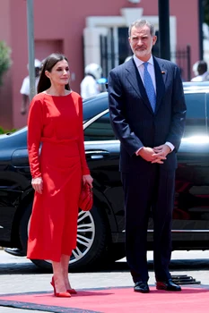 Regina Letizia și Regele Felipe al Spaniei, în ultima zi a vizitei oficiale în Angola
