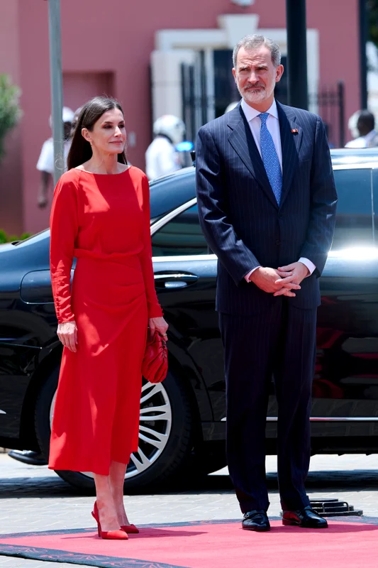 Regina Letizia și Regele Felipe al Spaniei, în ultima zi a vizitei oficiale în Angola