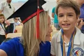 Andrei-Ioan, fiul Ioanei Maria Moldovan, a terminat clasa pregătitoare foto: arhiva personală 