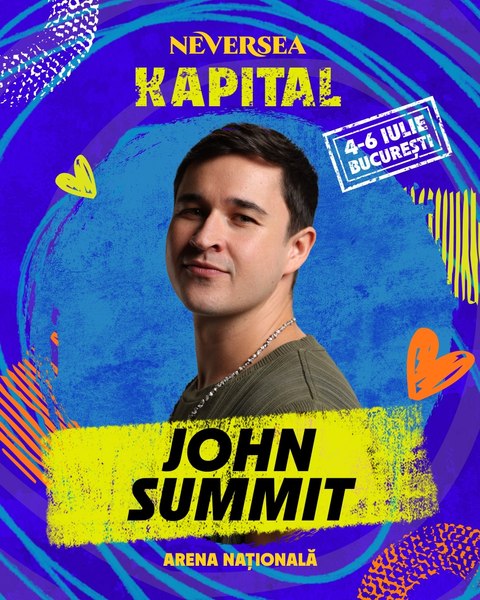 John Summit, dj-ul fenomen al momentului, vine pe scena celui mai mare festival din București, Neversea Kapital