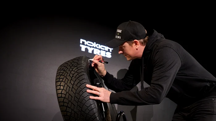 Kimi Räikkönen este ambasador Nokian Tyres Foto: Nokian