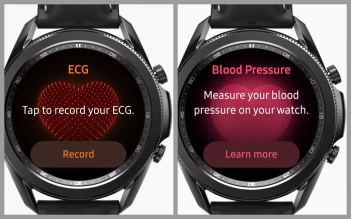 Funcţia EKG şi măsurarea tensiunii arteriale pe Samsung Galaxy Watch3