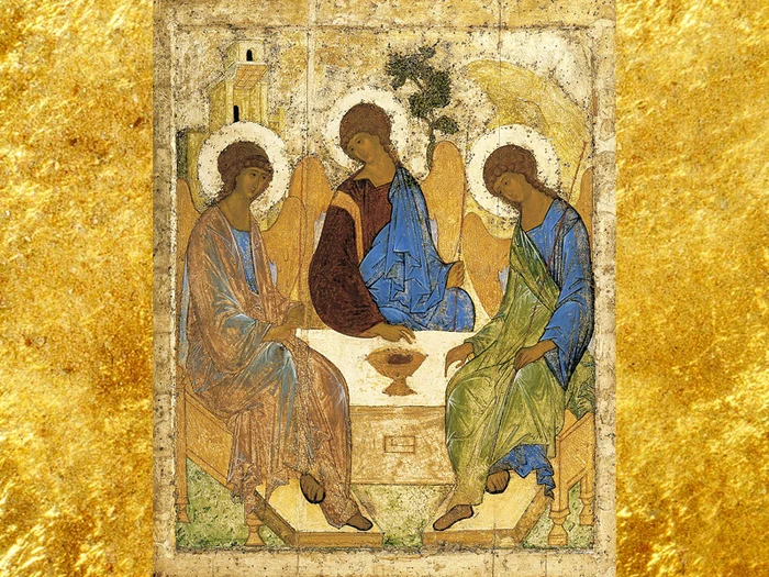 Sfânta Treimeicoană de Andrei Rubliov