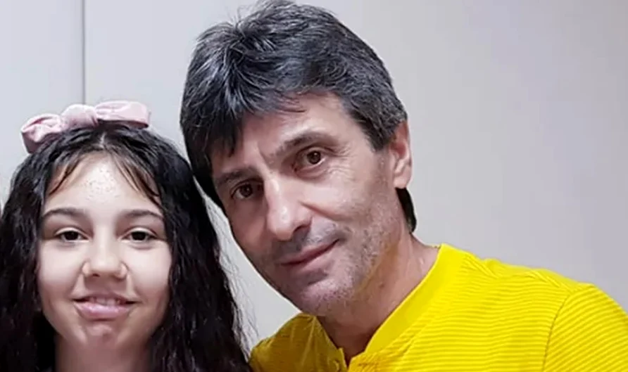 Kassandra și tatăl ei, Iosif Rotariu. Foto Facebook