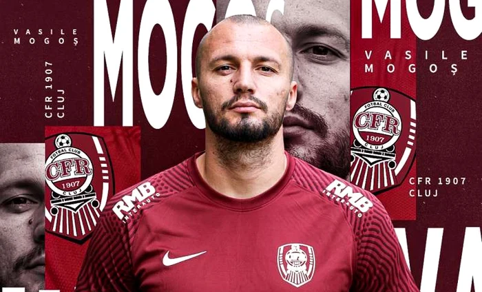 Vasile Mogoș, luat la CFR Cluj din liga a treia italiană. FOTO: Facebook