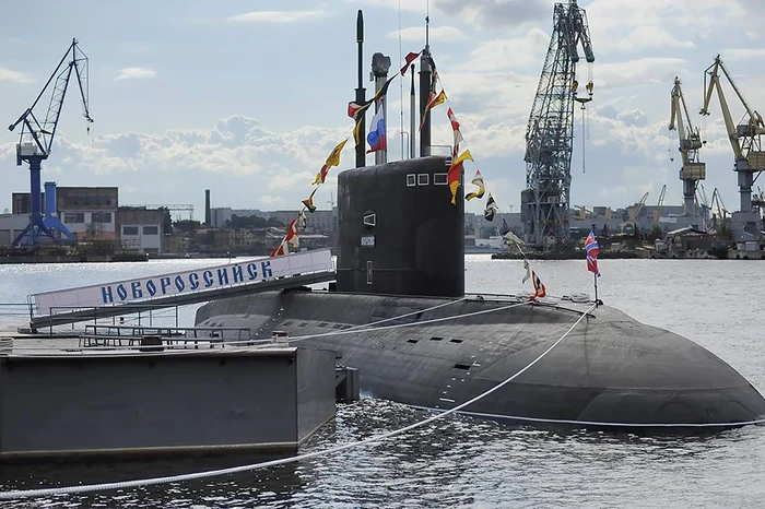 Submarine rusești Novorossisk din clasa Kilo care aveau baza la Tartus, Siria FOTO PROFIMEDIA